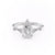 Pear Cut Lab Diamond Vintage Design
