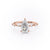 Pear Cut Lab Diamond With Stone Set Shoulders