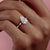 Pear Cut Lab Diamond With Stone Set Shoulders