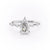 Pear Cut Lab Diamond With Stone Set Shoulders