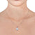 Princess Cut Classic Halo Pendant