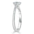 Princess Cut Lab Diamond Engagement Ring, Classic Style