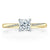 Princess Cut Lab Diamond Engagement Ring, Classic Style
