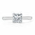 Princess Cut Lab Diamond Engagement Ring, Classic Style