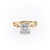 Princess Cut Lab Diamond Engagement Ring, Twig Design