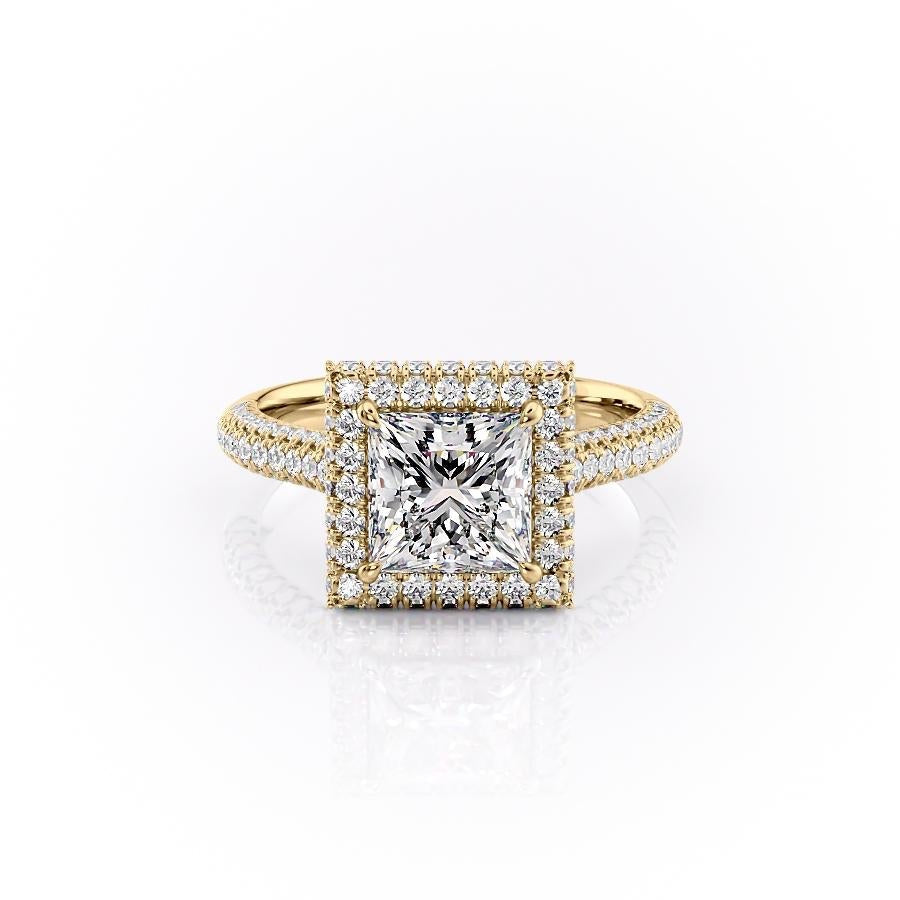 Princess Cut Lab Diamond Full Set