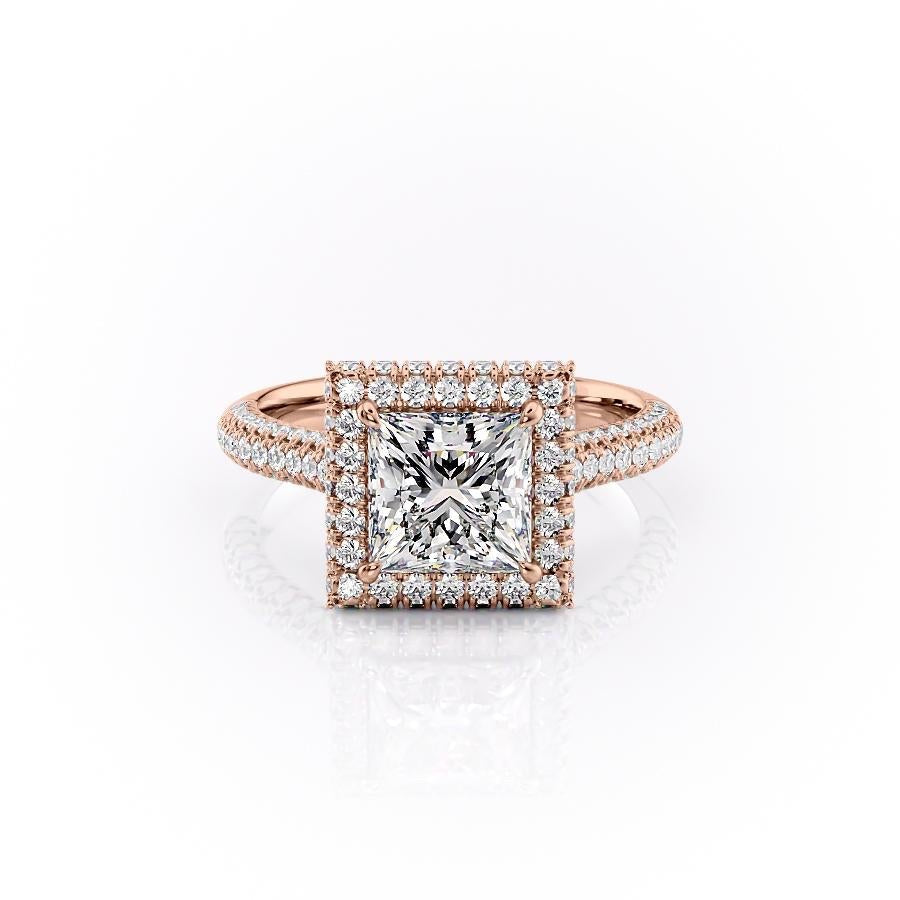 Princess Cut Lab Diamond Full Set