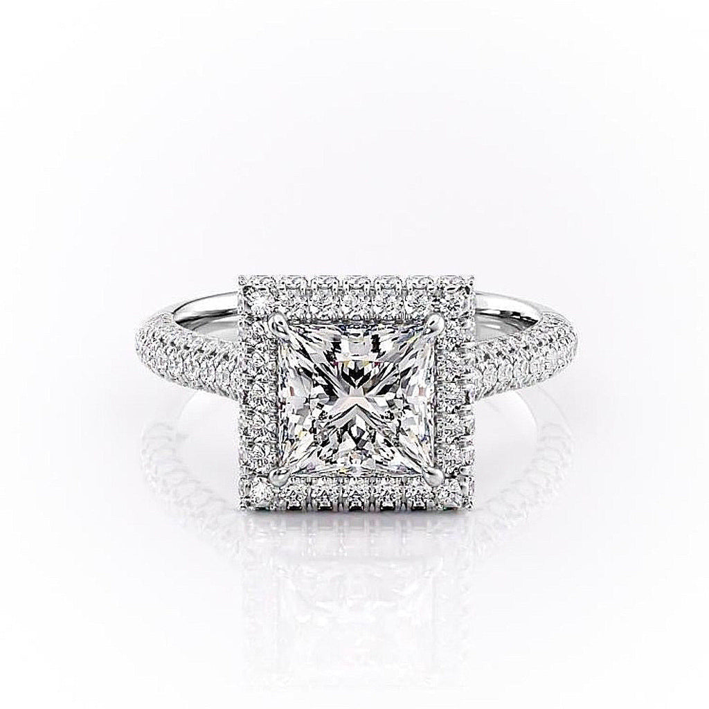 Princess Cut Lab Diamond Full Set