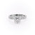 Princess Cut Lab Diamond Stone Set Shoulders With Milgrain Edge