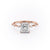 Princess Cut Lab Diamond With Stone Set Shoulders