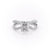 Radiant Cut Lab Diamond Criss-Cross Design