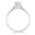 Radiant Cut Lab Diamond Engagement Ring, Classic Style