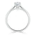 Radiant Cut Lab Diamond Engagement Ring, Classic Style
