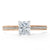 Radiant Cut Lab Diamond Engagement Ring, Classic Style