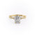 Radiant Cut Lab Diamond Engagement Ring, Vintage Design