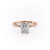 Radiant Cut Lab Diamond Engagement Ring, Vintage Design