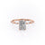 Radiant Cut Lab Diamond Ring, Delicate Vintage Style