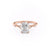 Radiant Cut Lab Diamond Vintage Design
