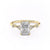 Radiant Cut Lab Diamond Vintage Design