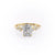 Radiant Cut Lab Diamond With Hidden Halo And Side Stones