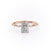 Radiant Cut Lab Diamond With Stone Set Shoulders