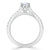 Round Cut Lab Diamond Engagement Ring, Classic Style