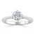 Round Cut Lab Diamond Engagement Ring, Classic Style