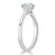 Round Cut Lab Diamond Engagement Ring, Classic Style