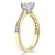 Round Cut Lab Diamond Engagement Ring, Classic Style