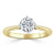 Round Cut Lab Diamond Engagement Ring, Classic Style
