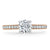 Round Cut Lab Diamond Engagement Ring, Classic Style