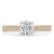 Round Cut Lab Diamond Engagement Ring, Classic Style