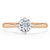 Round Cut Lab Diamond Engagement Ring, Classic Style
