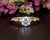 Round Cut Lab Diamond Engagement Ring, Unique Vintage Design