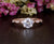 Round Cut Lab Diamond Engagement Ring, Unique Vintage Design