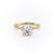 Round Cut Lab Diamond Engagement Ring, Vintage Design