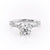 Round Cut Lab Diamond Engagement Ring, Vintage Design