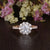 Round Cut Lab Diamond Engagement Ring, Vintage Halo Design