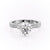 Round Cut Lab Diamond Stone Set Shoulders With Milgrain Edge