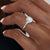 Round Cut Lab Diamond Vintage Design