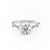 Round Cut Lab Diamond Vintage Design