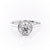 Round Cut Rubover Lab Diamond With Hidden Halo