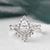Vintage Style Bridal Ring Set, Oval Cut Center Stone