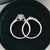 Vintage Style Bridal Ring Set, Pear Cut Center Stone